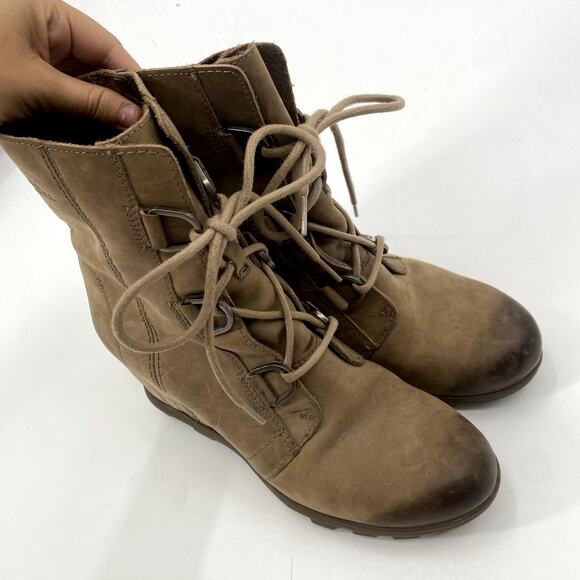 Sorel 10 brown Joan of Arctic Wedge boots - Picture 4 of 5